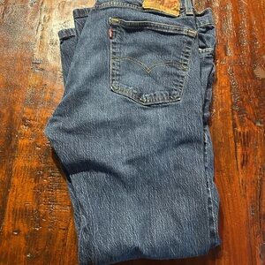 Levi's Men's Dark Blue Relaxed Jeans